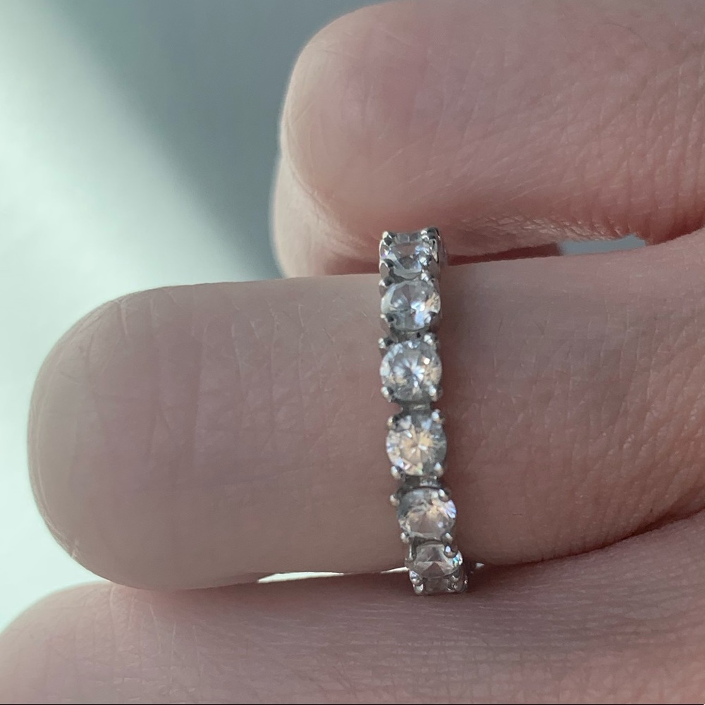 CZ Eternity Band 14k Size 5